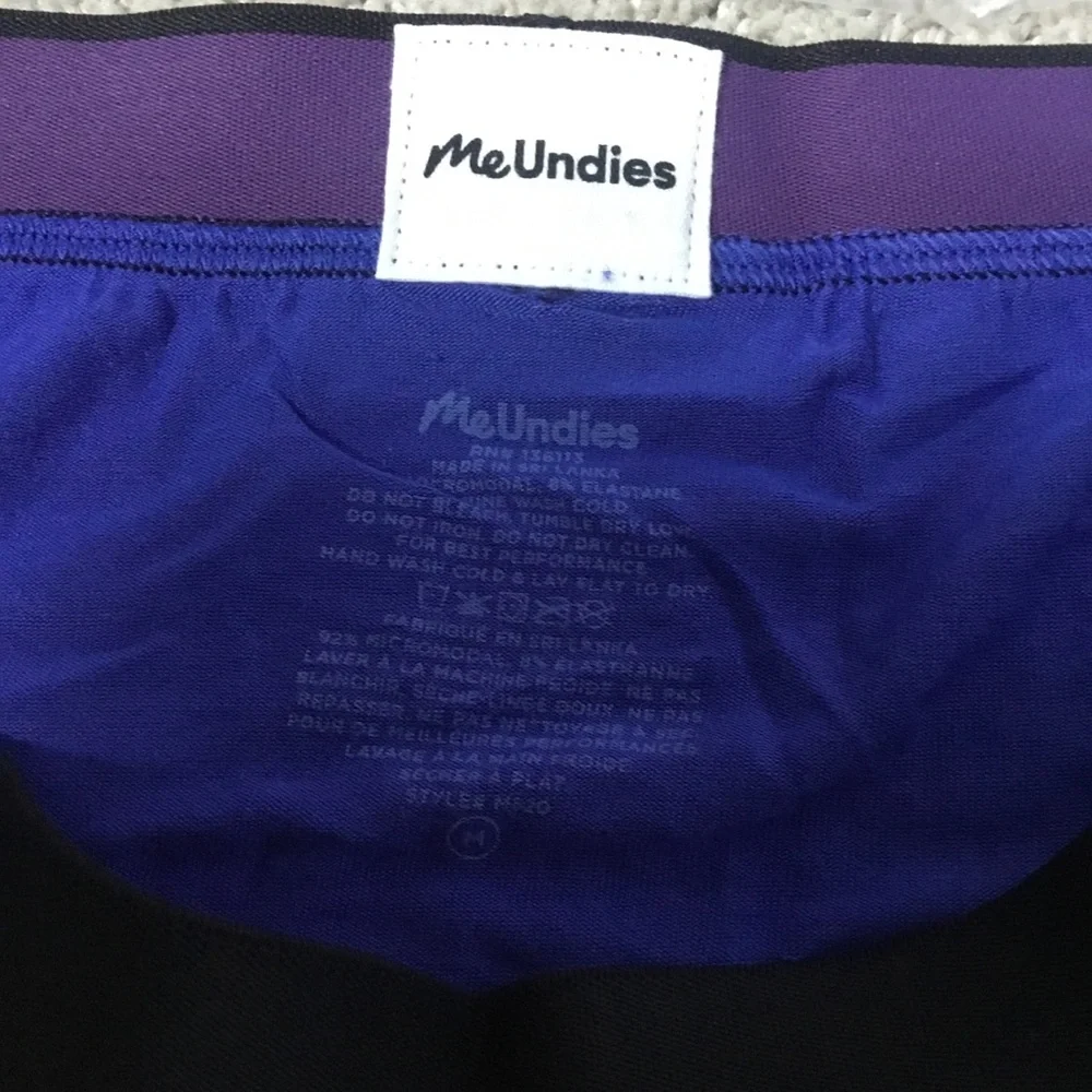 MeUndies Purple Space-Print Boxer Briefs